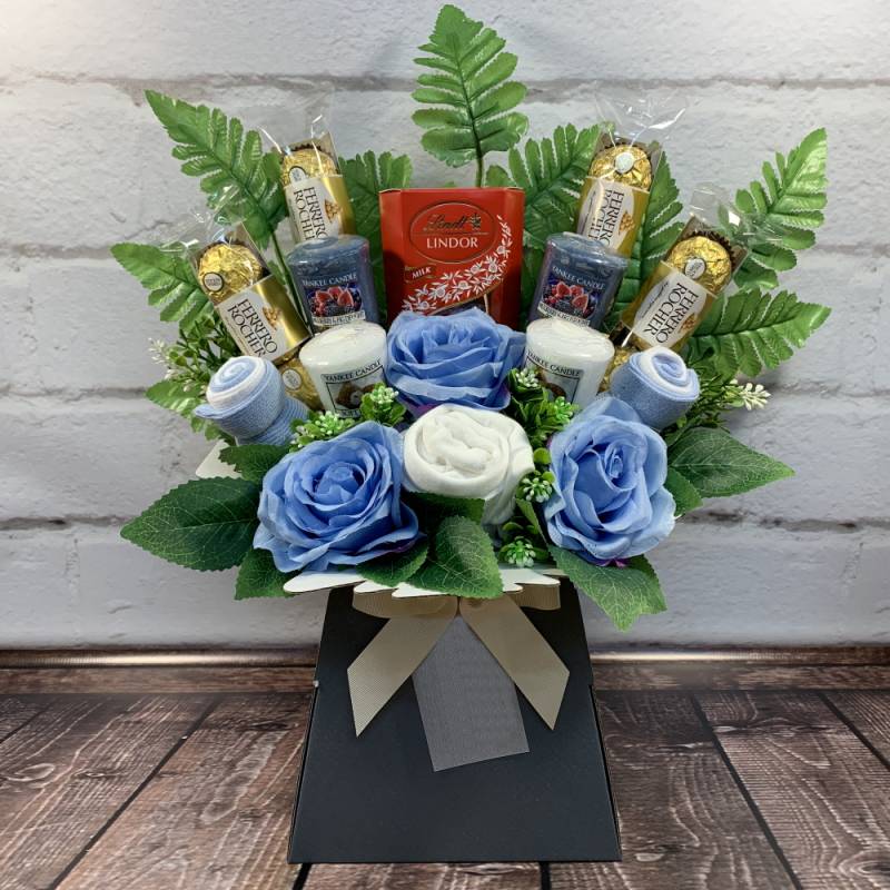 Baby Boy Clothes, Yankee Candle and Chocolate Bouquet