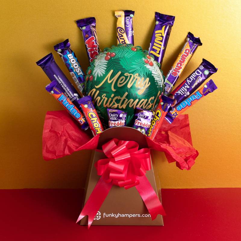 Merry Christmas Cadburys Classics Chocolate Bouquet