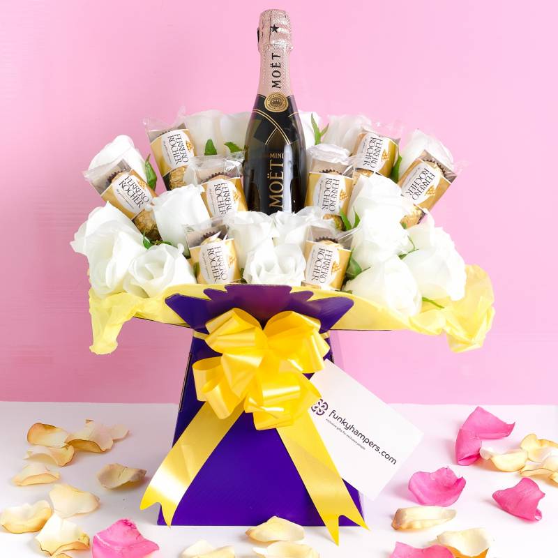 The Pink Champagne and Ferrero Rocher Bouquet
