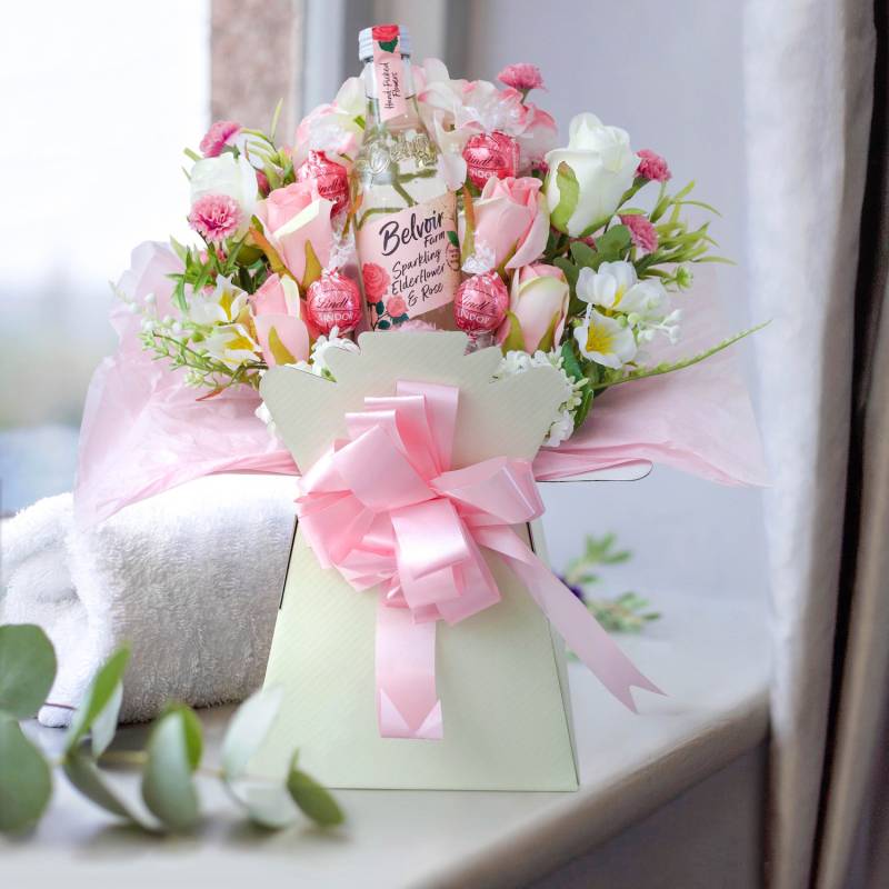 Pink Sparkle & Chocolate Bouquet