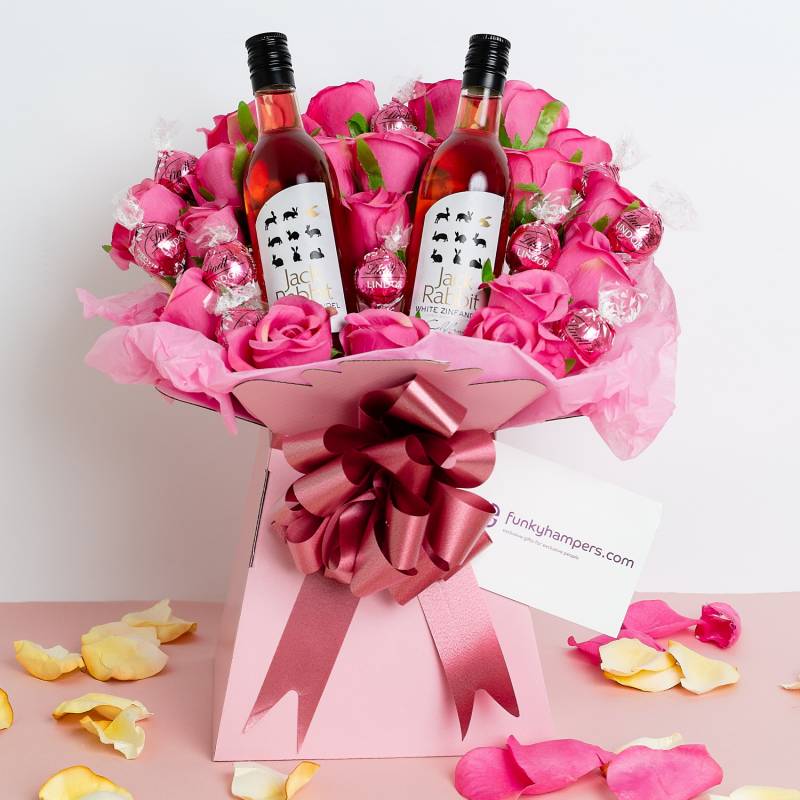 The Rose Wine Lovers Bouquet