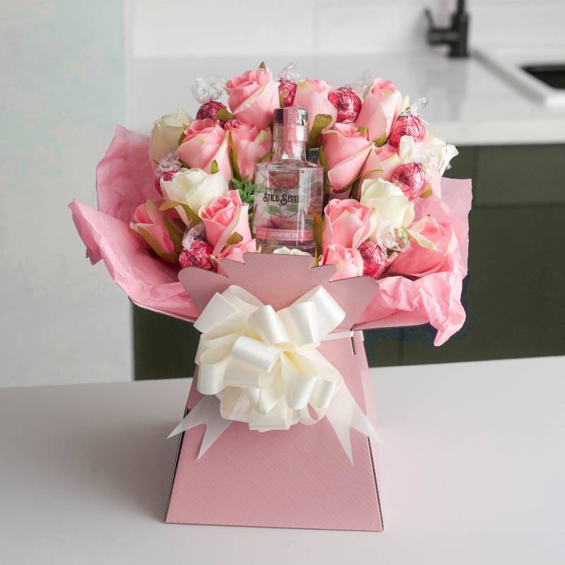 Still Sisters Rose Gin & Roses Chocolate Bouquet