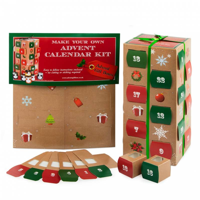 Build Your Own Advent Calendar Kit Funky Hampers