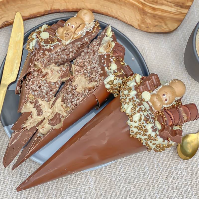 Bueno Fully Loaded Chocolate Ice Cream Cone
