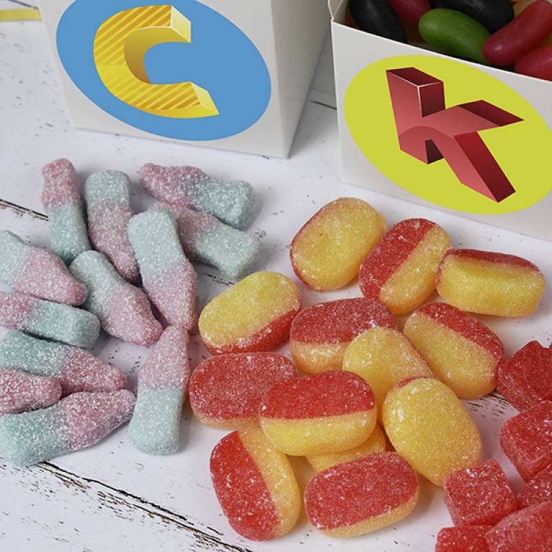 Personalised Good Luck Sweet Boxes