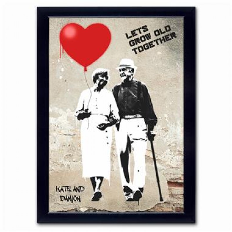 Personalised Let's Grow Old Together Framed Picture