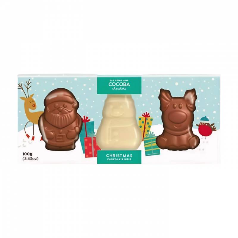 Cocoba Christmas Trio of Chocolates