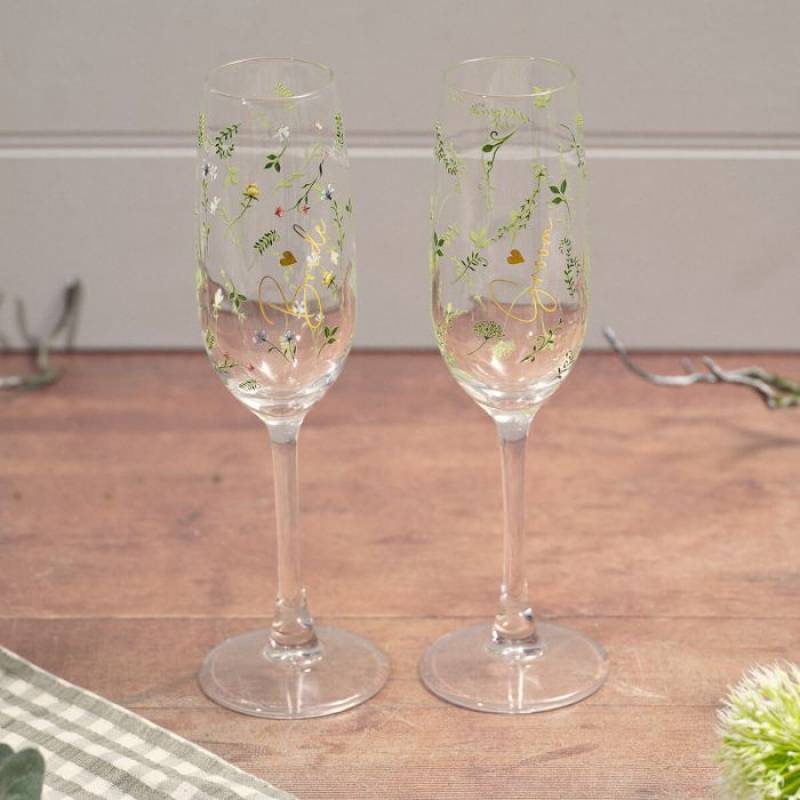 Bride & Groom Champagne Flute Set – Wedding Gift Glasses with Luxury Gift Box Bride & Groom Champagne Flute Set – Wedding Gift Glasses with Luxury Gift Box