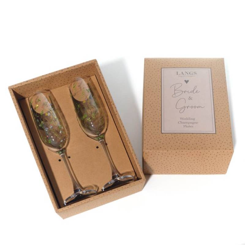 Bride & Groom Champagne Flute Set – Wedding Gift Glasses with Luxury Gift Box Bride & Groom Champagne Flute Set – Wedding Gift Glasses with Luxury Gift Box