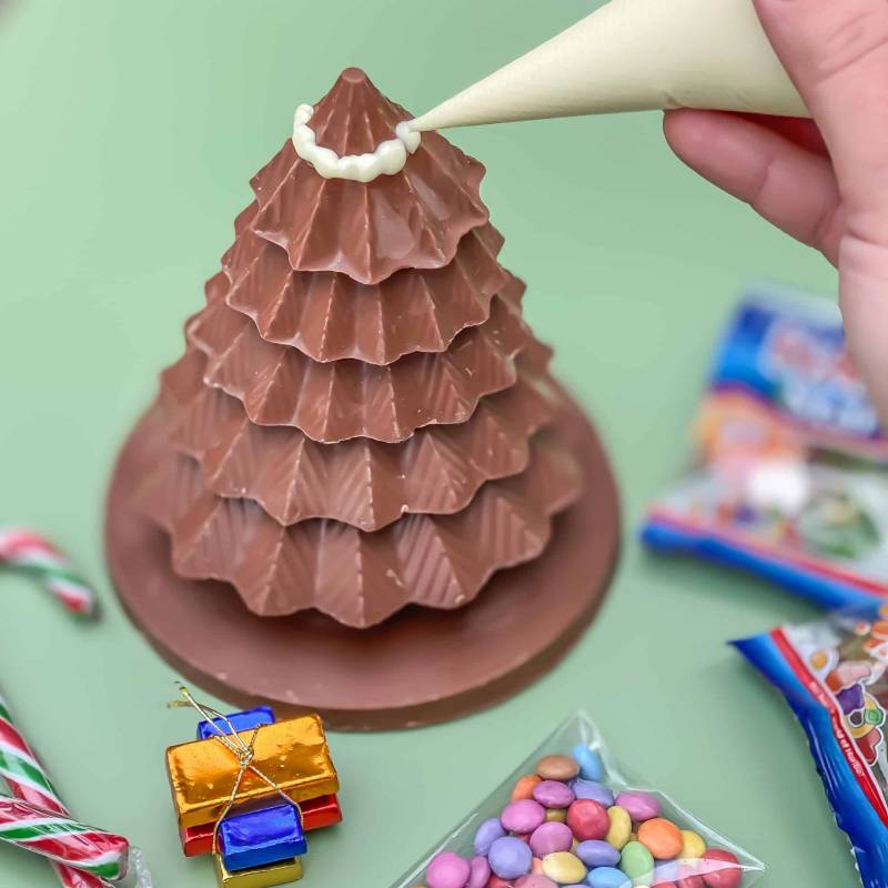 Decorate Your Own Chocolate Christmas Tree