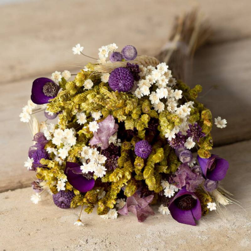Purple Dried Bouquet