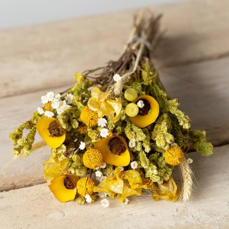 Yellow Dried Bouquet