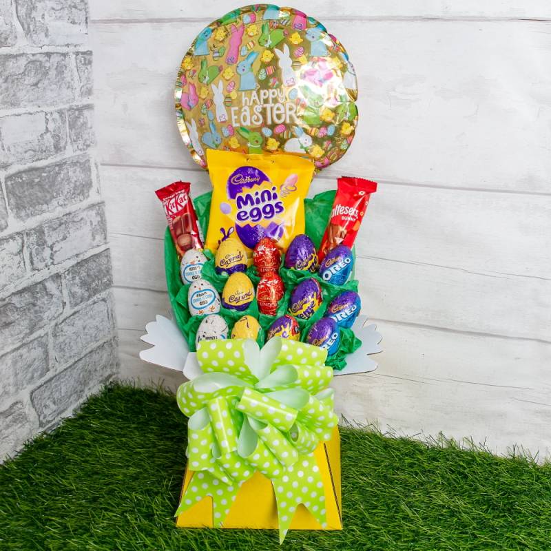 Easter Egg Chocolate and Balloon Bouquet