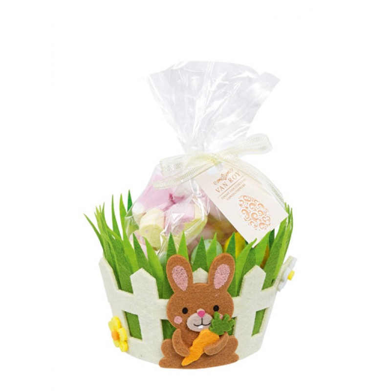 Easter Choc Eggs and Mallow Basket