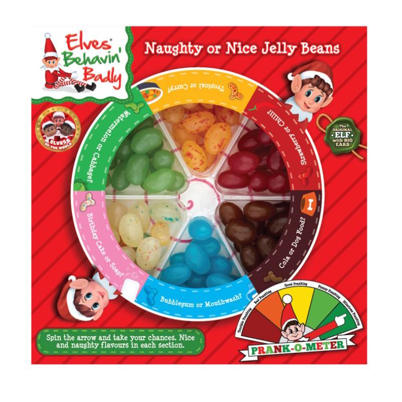 Elves Behavin Badly Naughty or Nice Jelly Beans