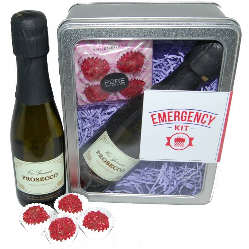 Emergency Prosecco and Chocolates Tin