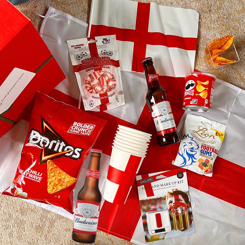 England Supporters Snack & Beer Gift Set