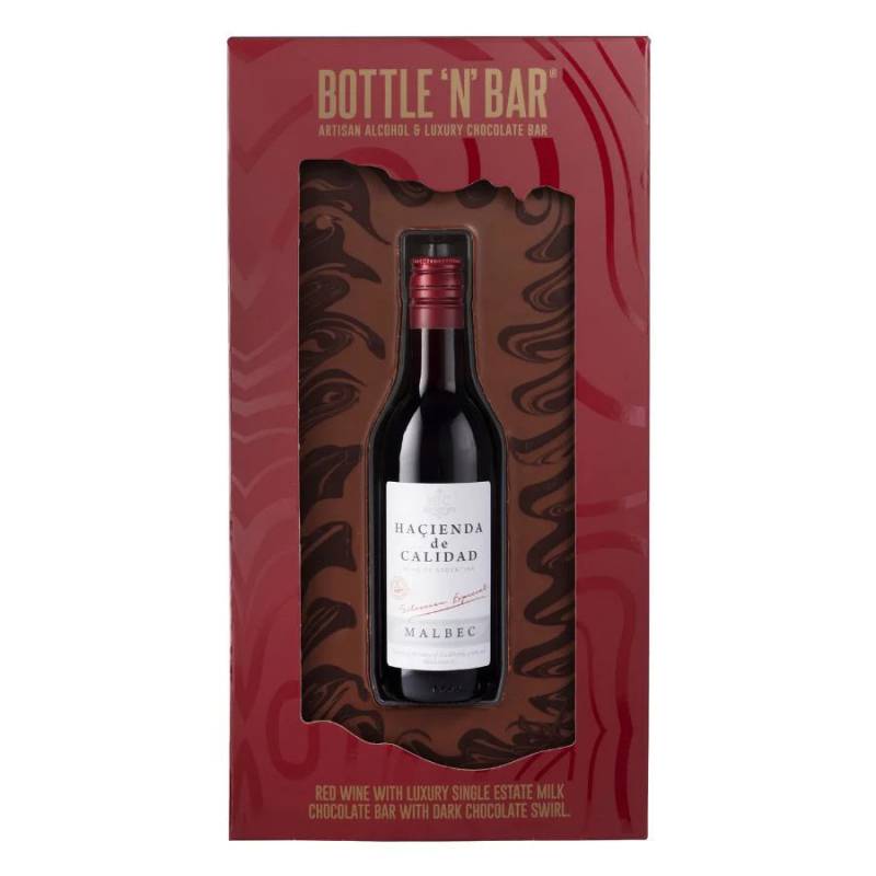 Bottle 'N' Bar Red Wine & Chocolate Bottle 'N' Bar Red Wine & Chocolate