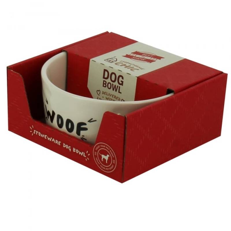 Best in Show "Woof" Dog Bowl