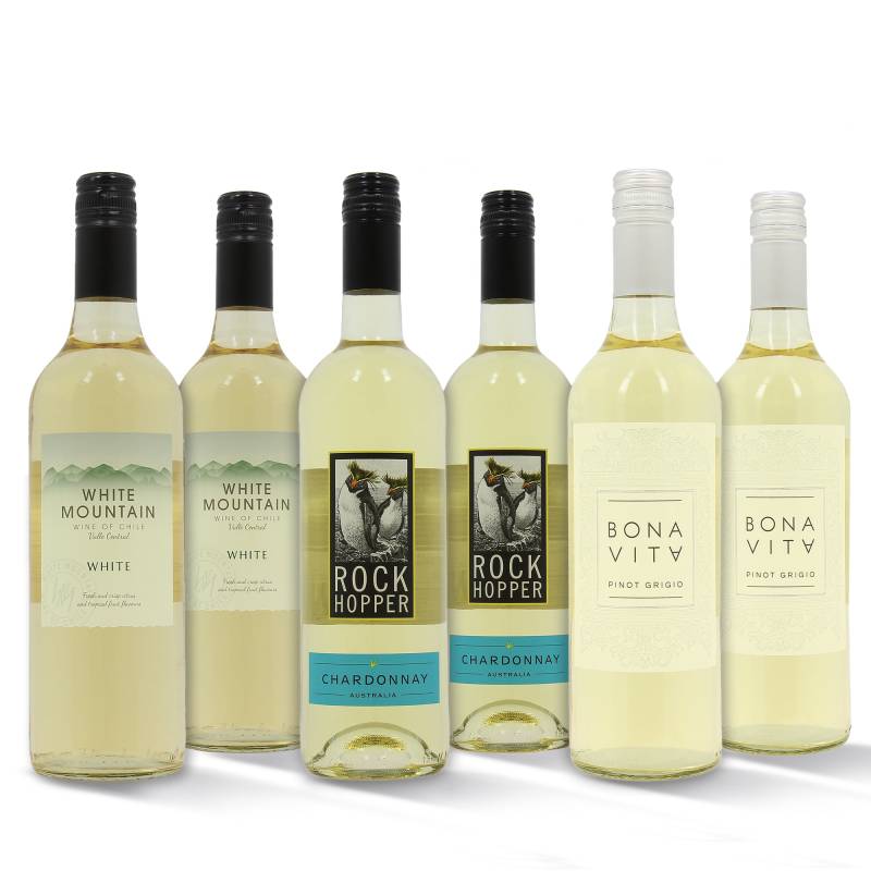 Mixed White Wines Case 6 x 75cl