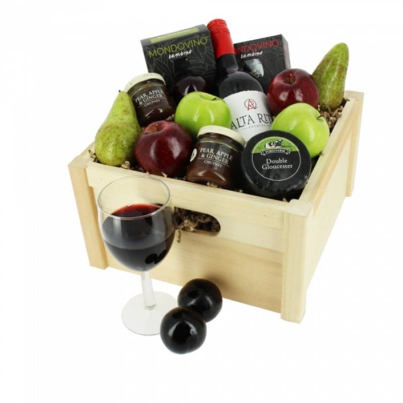 Luxury Wine & Cheese Crate