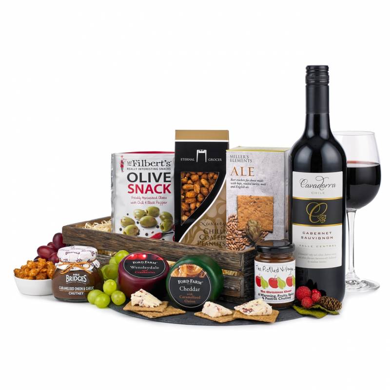 Cheese and Red Wine Hamper Funky Hampers