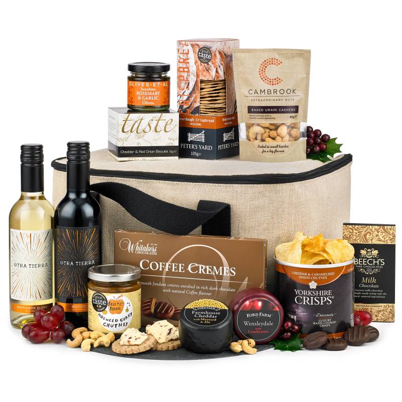The Cheese, Wine and Nibbles Hamper The Cheese, Wine and Nibbles Hamper