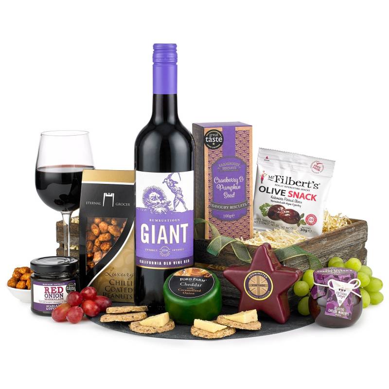 Cheese and Red Wine Hamper Funky Hampers