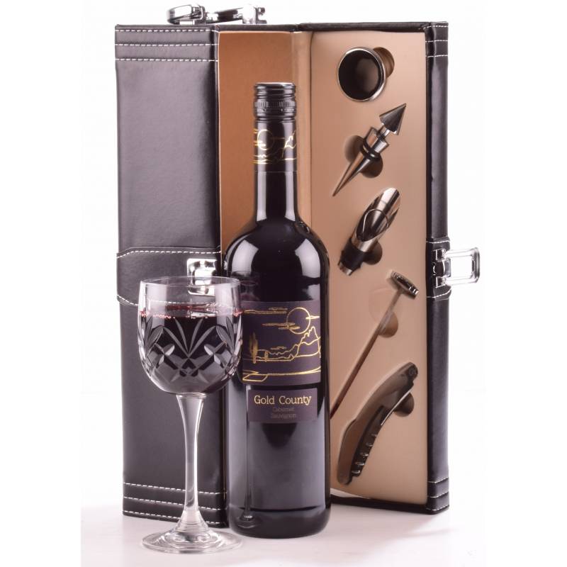 Red Wine Connoisseurs Gift Case Funky Hampers