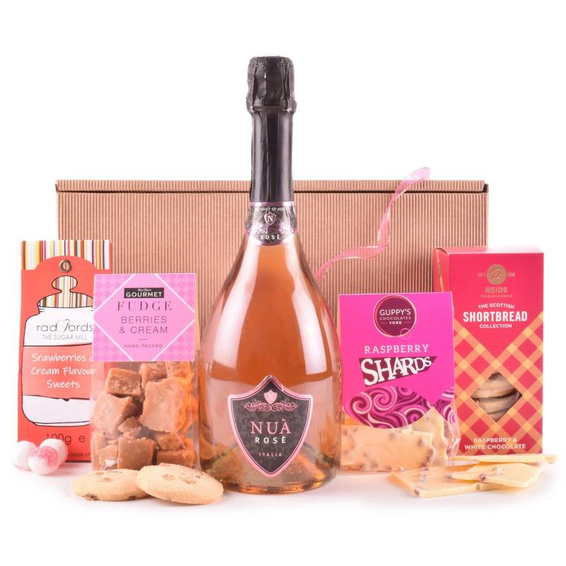 Pretty in Pink Prosecco Hamper Funky Hampers