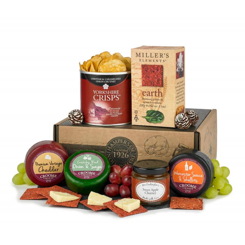 The Cheese and Nibbles Trio Hamper