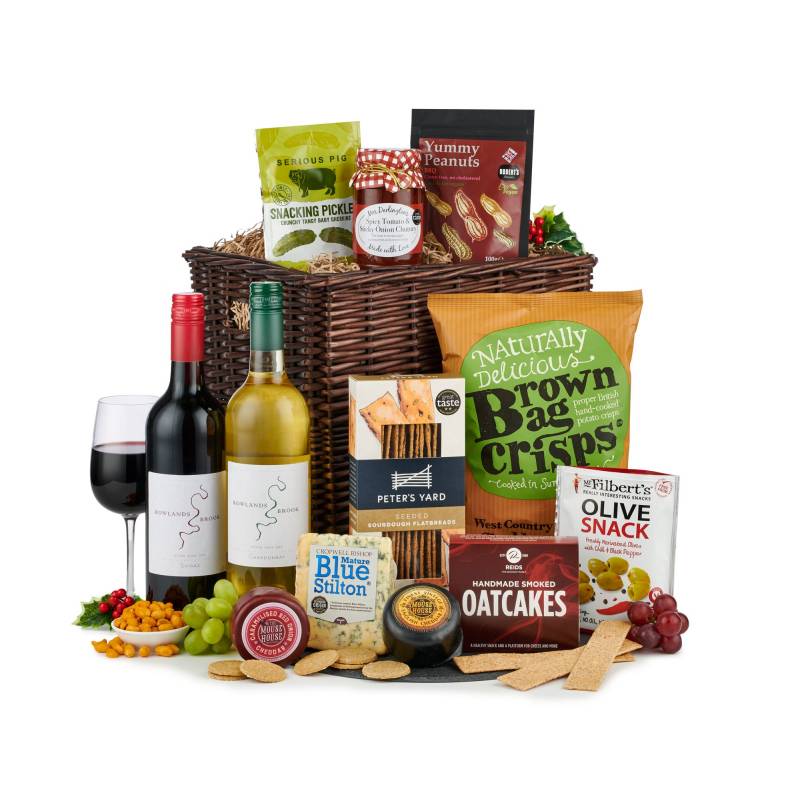 The Red and White Wine With Cheese Hamper