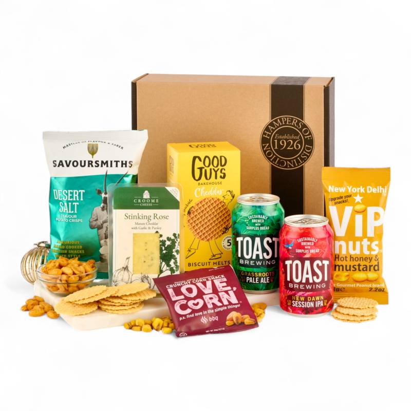 Beer, Cheese and Nibbles Gift Box