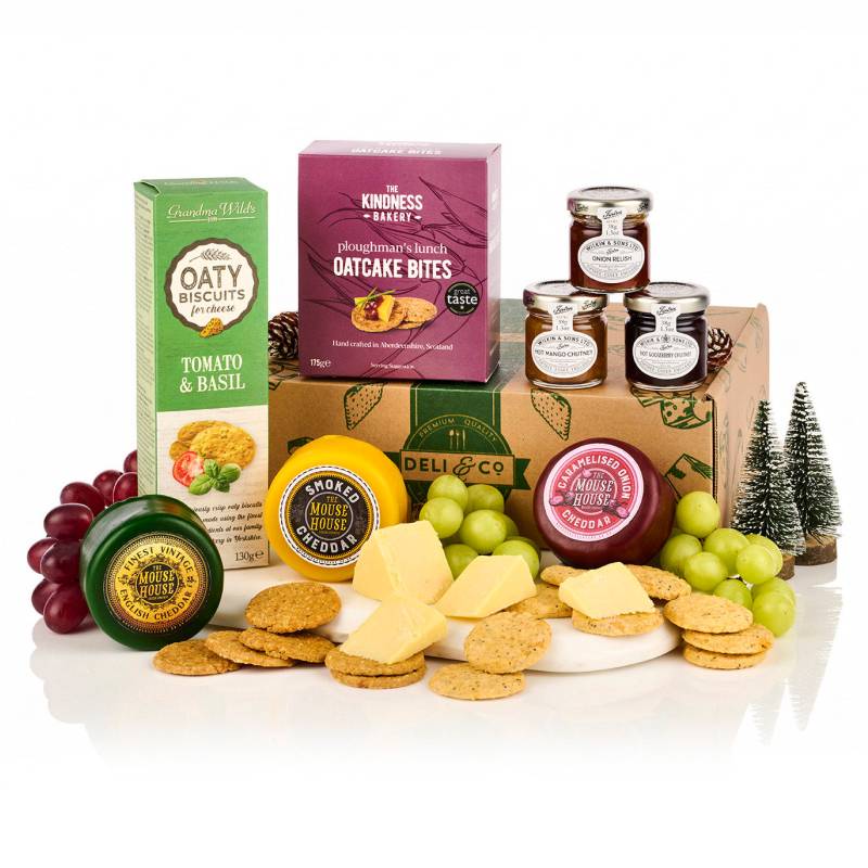 The Cheese and Nibbles Trio Hamper The Cheese and Nibbles Trio Hamper