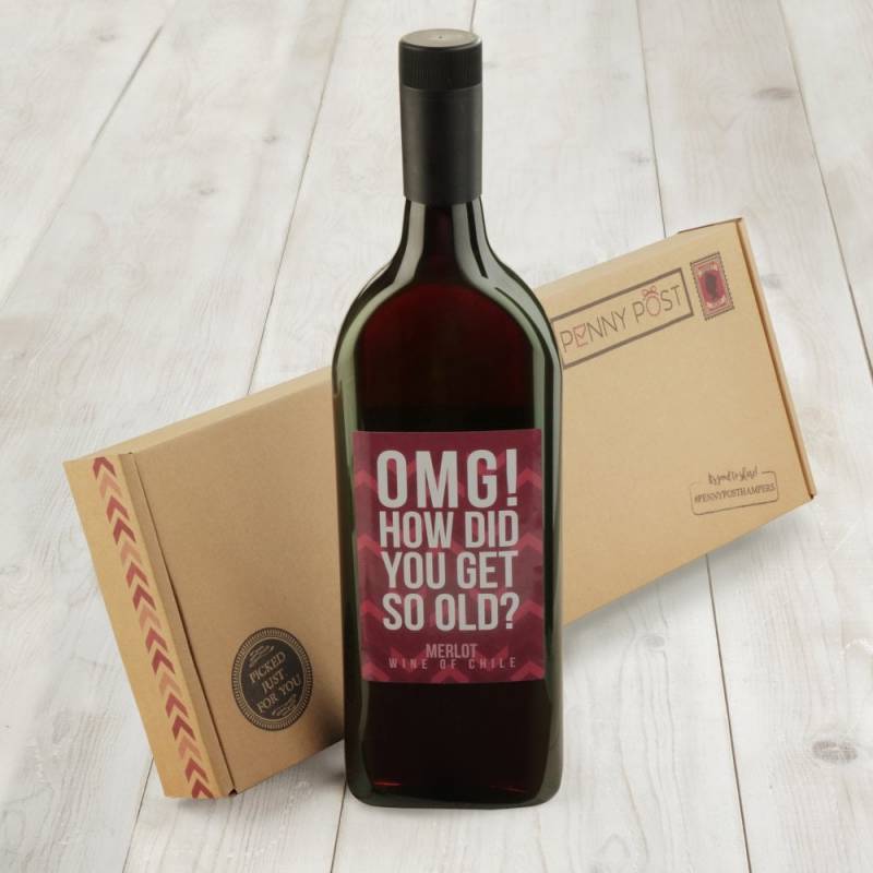 Letterbox Wine Gift - Tempranillo - OMG!