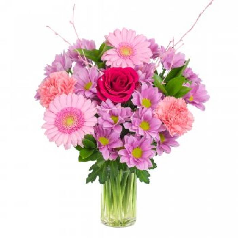 "Cerise" Fresh Floral Bouquet