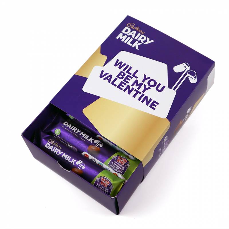 Personalised Box Of Cadbury Dairy Milk Funky Hampers