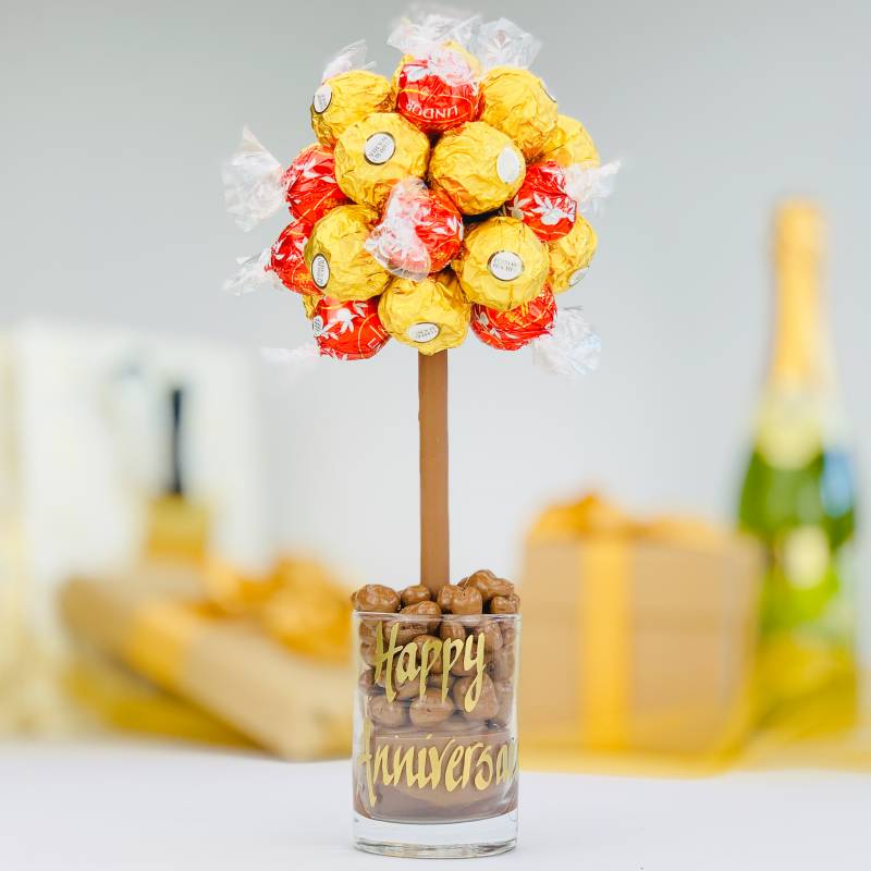 Ferrero Rocher And Lindor Tree | Funky Hampers