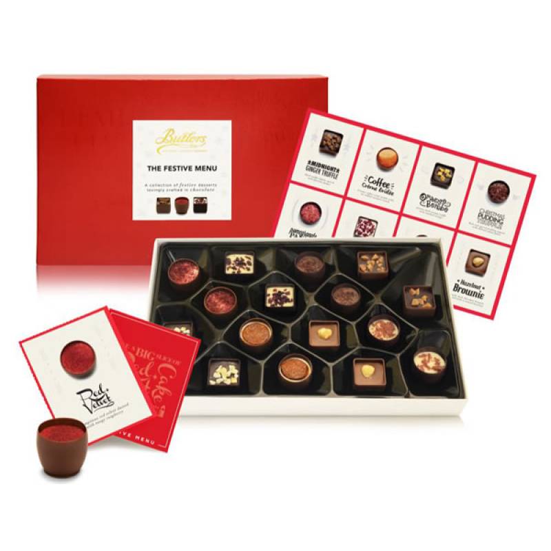 Butlers Festive Menu Chocolate Collection Butlers Festive Menu Chocolate Collection