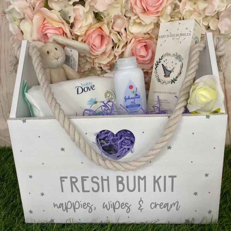 Fresh Bum Kit Wooden Crate