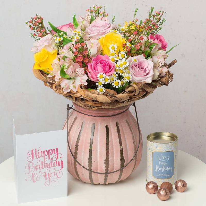 Spring Roses Birthday Gift