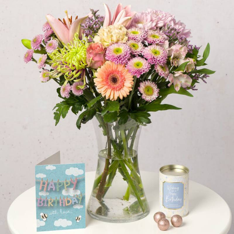 Soft Pink Birthday Gift