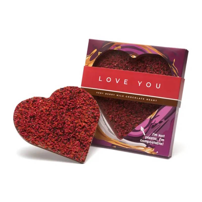 Very Berry Heart Chocolate Heart by Gnaw