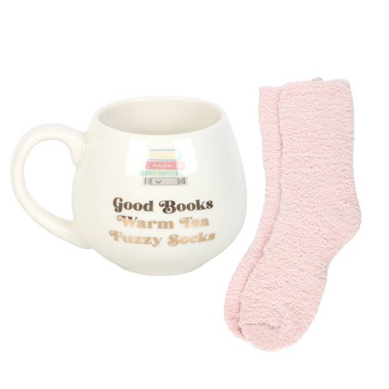 Book Lover’s Cosy Mug & Socks Set