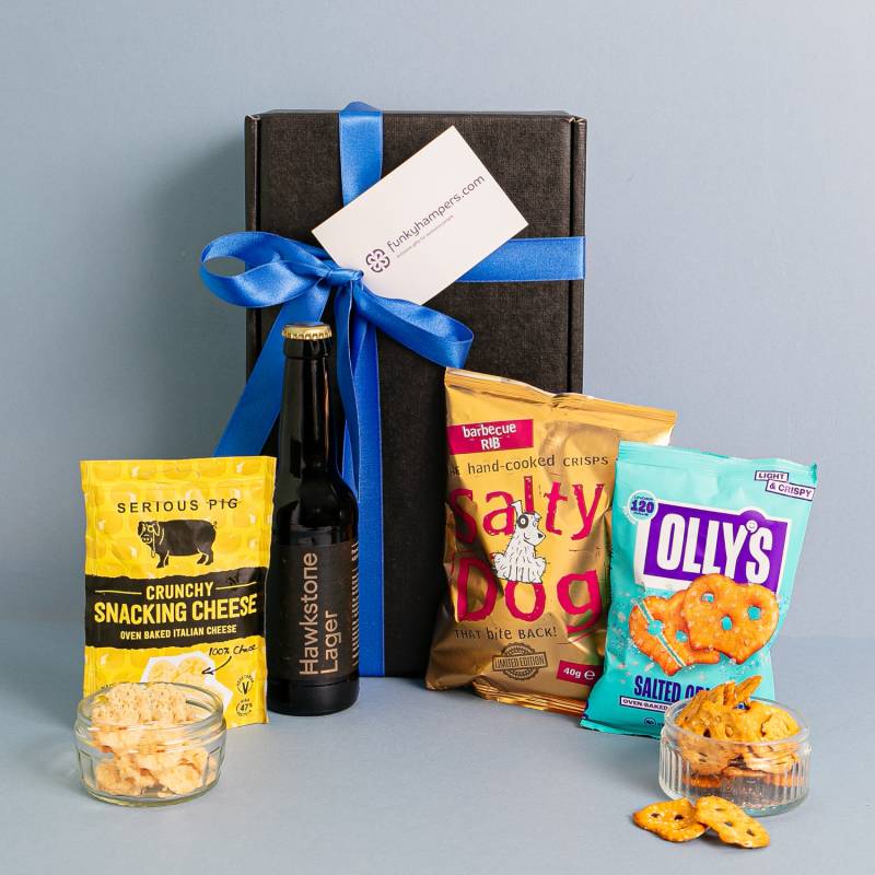Hawkstone Lager & Bar Snacks Hamper - Clarkson's Farm Favourite