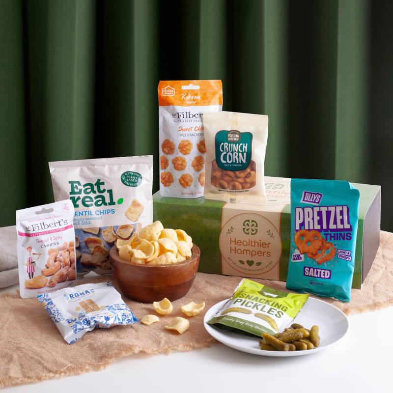 The Crunchy One - Savoury Snack Hamper by Healthier Hampers The Crunchy One - Savoury Snack Hamper by Healthier Hampers