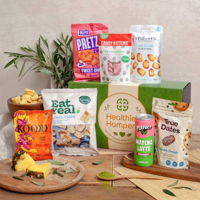 The Vegan One - Vegan Snack Hamper by Healthier Hampers The Vegan One - Vegan Snack Hamper by Healthier Hampers