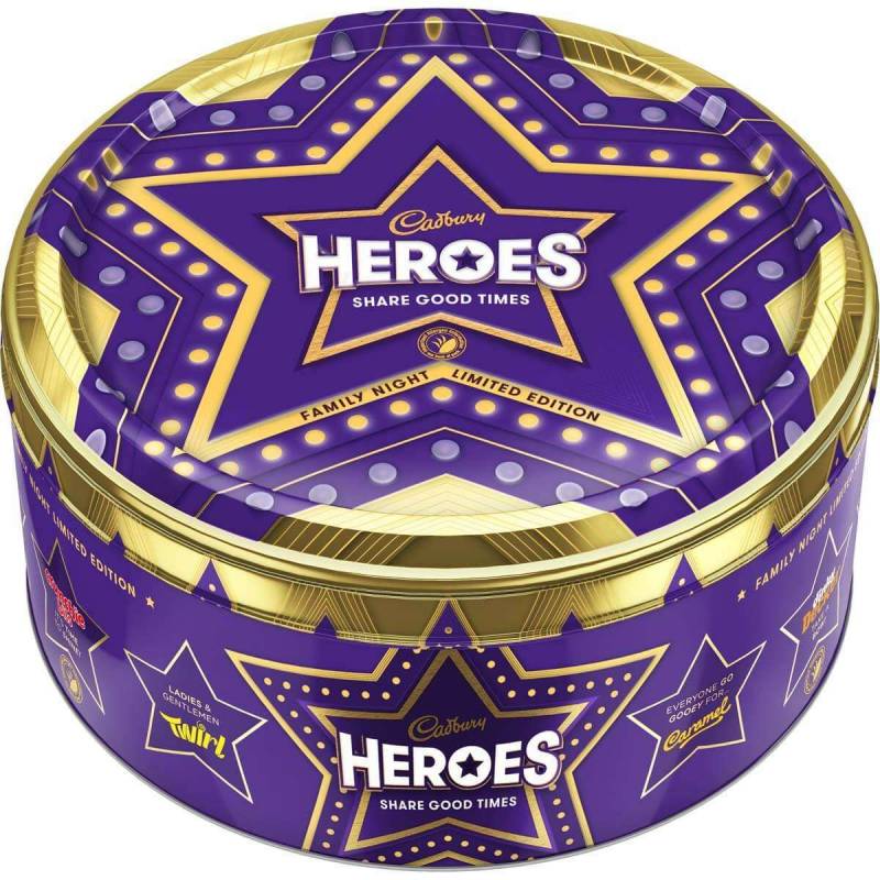 Cadbury Heroes Limited Edition Tin 800g
