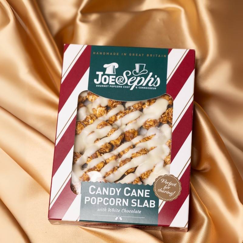 Joe & Sephs Candycane Popcorn Slab