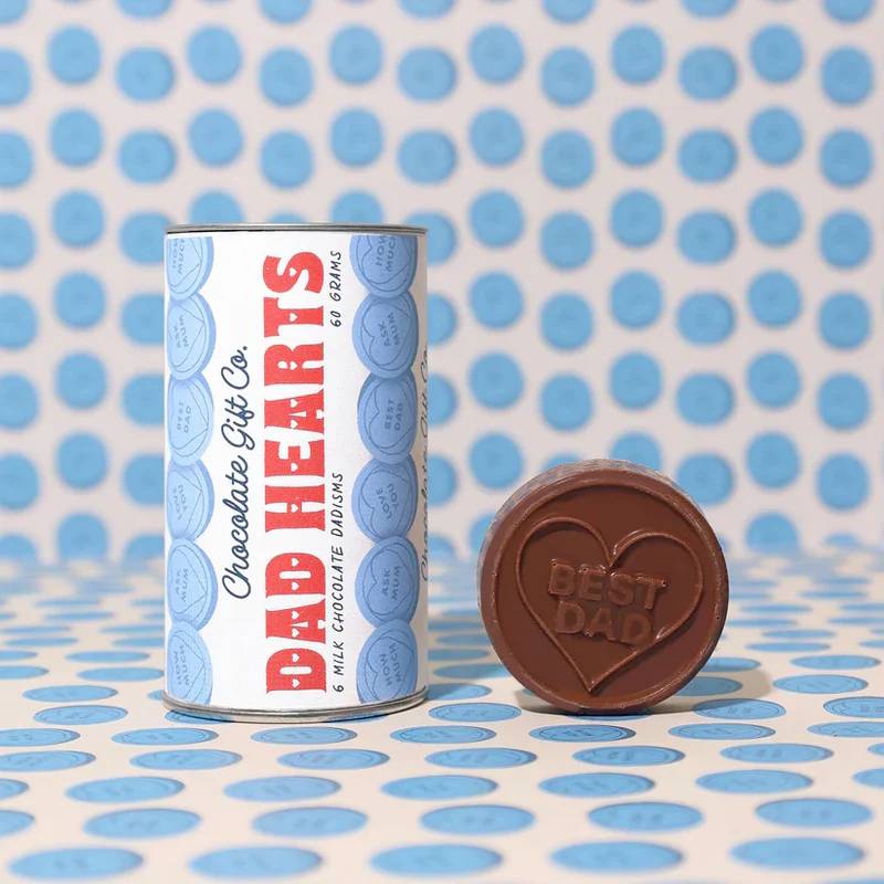 Dad Chocolate Love Hearts